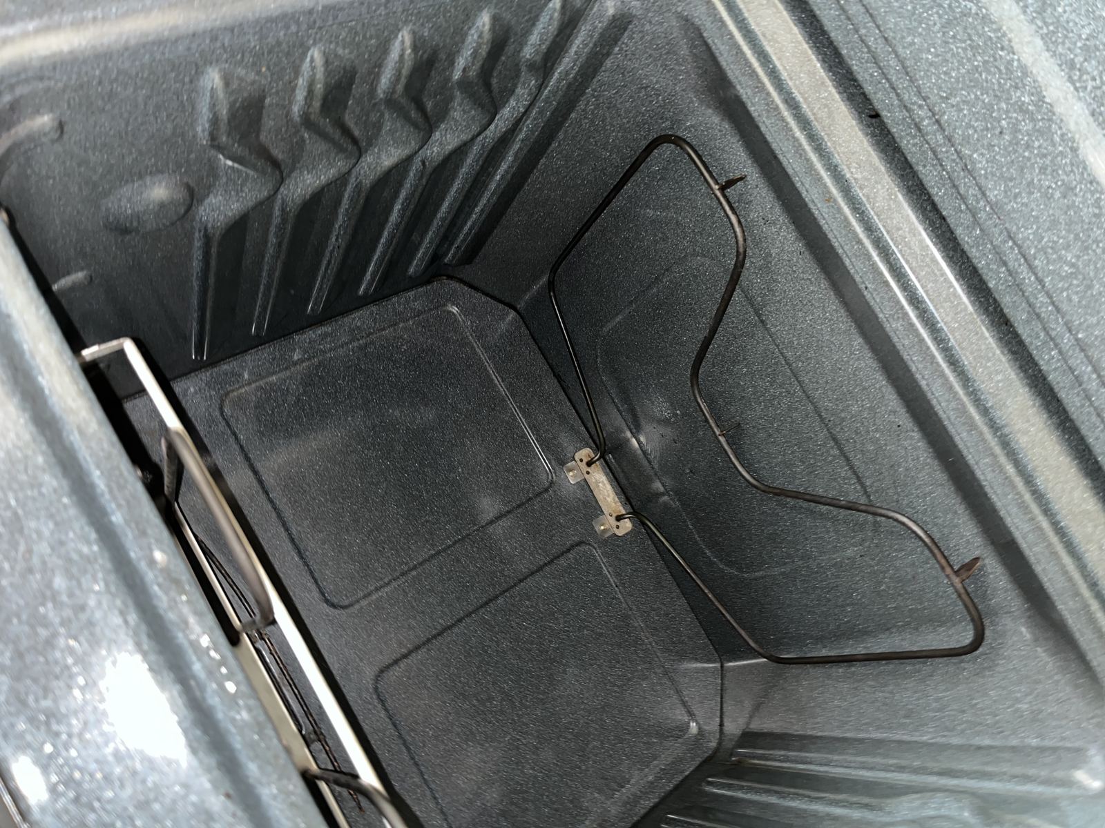 Spotless oven interior